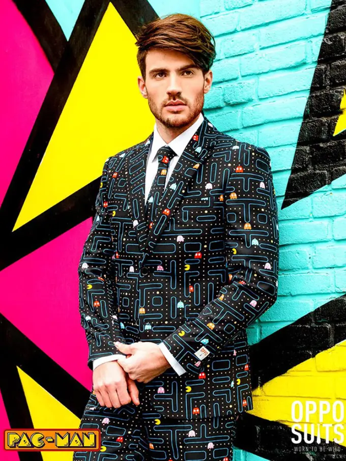 Jas Motif Pacman, Bikin Nostalgia Game Jaman Dulu