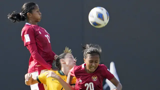 Foto: Masih Terlalu Tangguh, Timnas Indonesia Putri Ditaklukkan Australia di Piala Asia 2022
