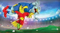 Thailand vs Indonesia (Liputan6.com/Abdillah)