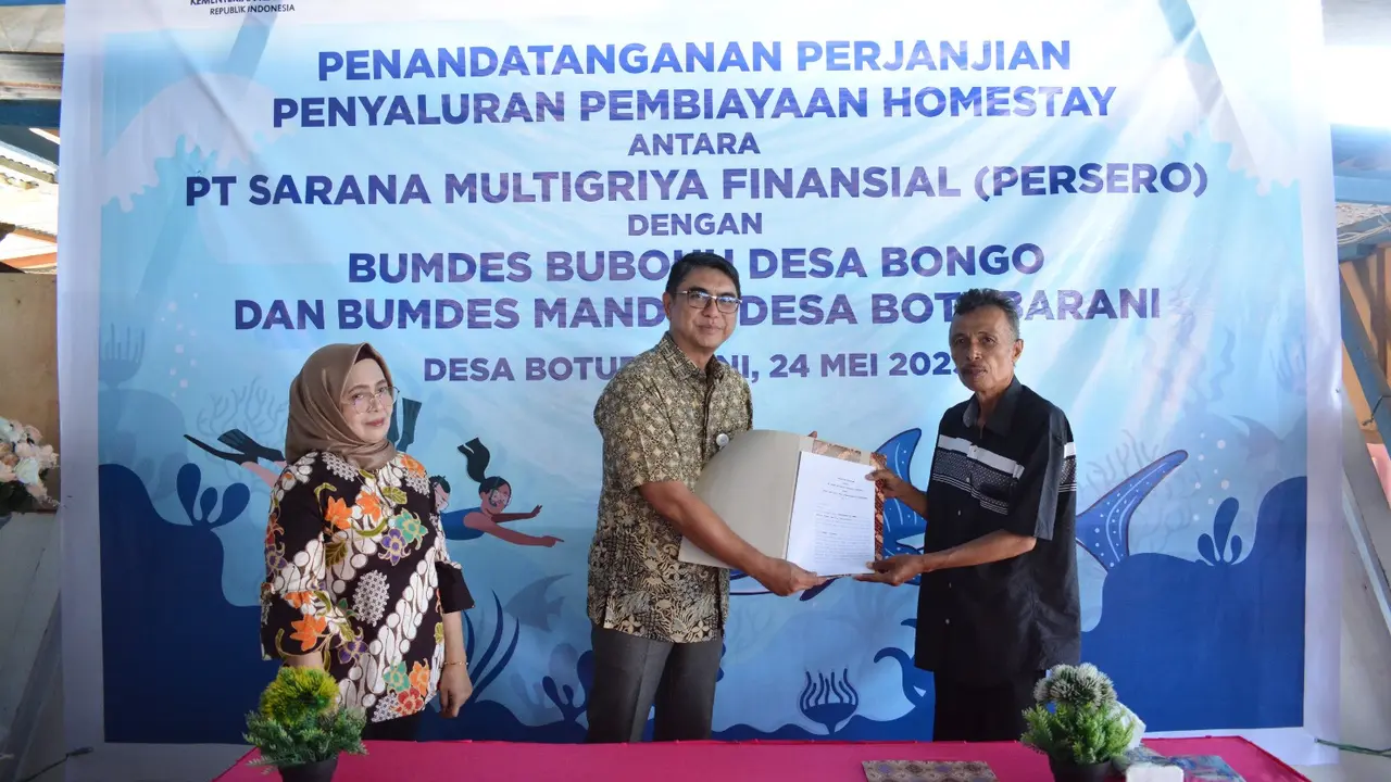 PT Sarana Multigriya Finansial (Persero) atau SMF ikut ambil bagian dalam mendorong pengembangan pariwisasata di Gorontalo, Sulawesi Utara. (Foto: SMF)