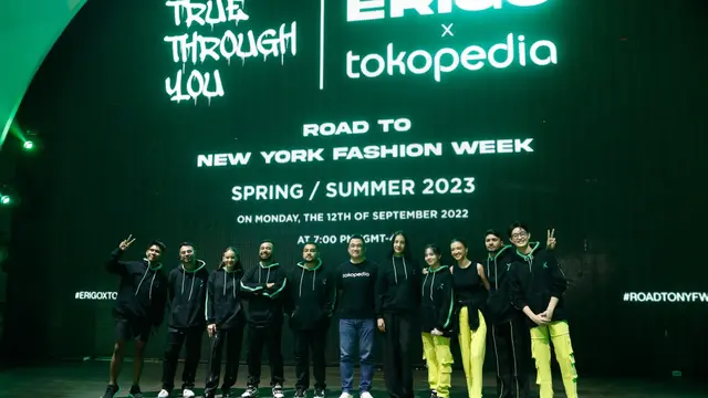[Fimela] Konferensi pers Erigo x Tokopedia menuju New York Fashion Week