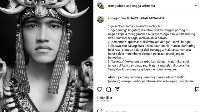 Erina Gudono dan Kaesang Pangarep. (Instagram/ erinagudono, Foto oleh @theleonardi)