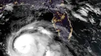 Badai Michael yang sudah masuk dalam Kategori 3 di Florida. (AFP)