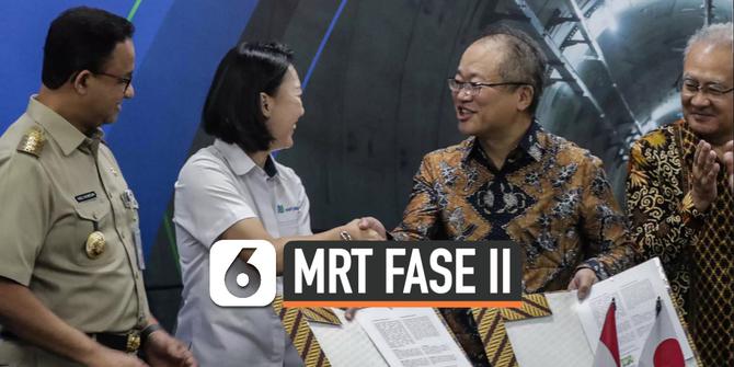 VIDEO: Kontrak Kerja Fase II MRT Dimulai, Target Selesai 2024