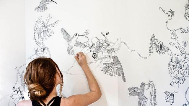 [Bintang] Toilet Penuh Ilustrasi Ini Bikin Kamu Betah Nongkrong dan Selfie