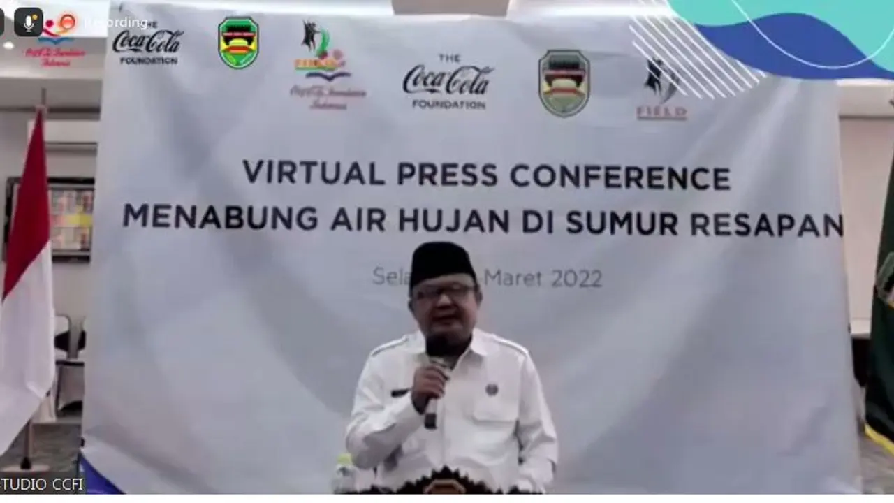 Sumur resapan jadi salah satu program yang dilaksanakan Coca Cola Foundation Indonesia