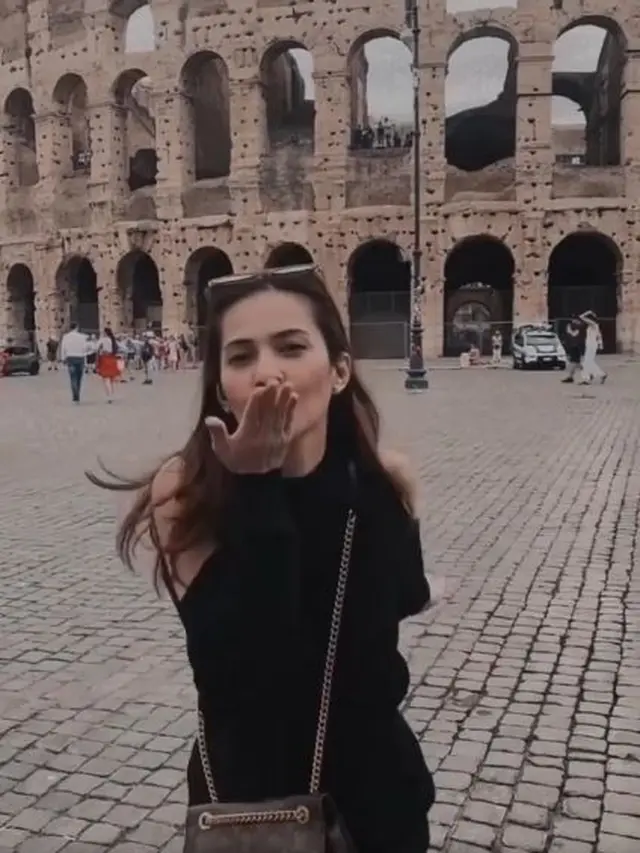 Cut Tary ke Italia (Instagram @cuttaryofficial)