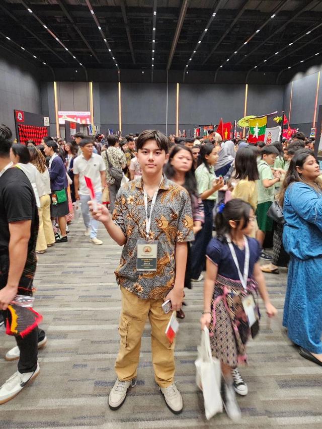 Jeremiah Alric di ajang World Scholar's Cup 2024 (Instagram/@wulanguritno)