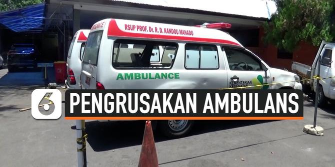 VIDEO: Keluarga Tolak Pemakaman Protokol Covid-19, Ambulans Dirusak Massa