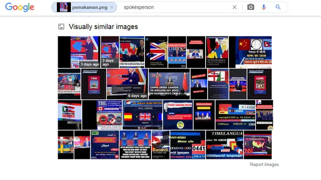 Hasil penelusuran Google Image