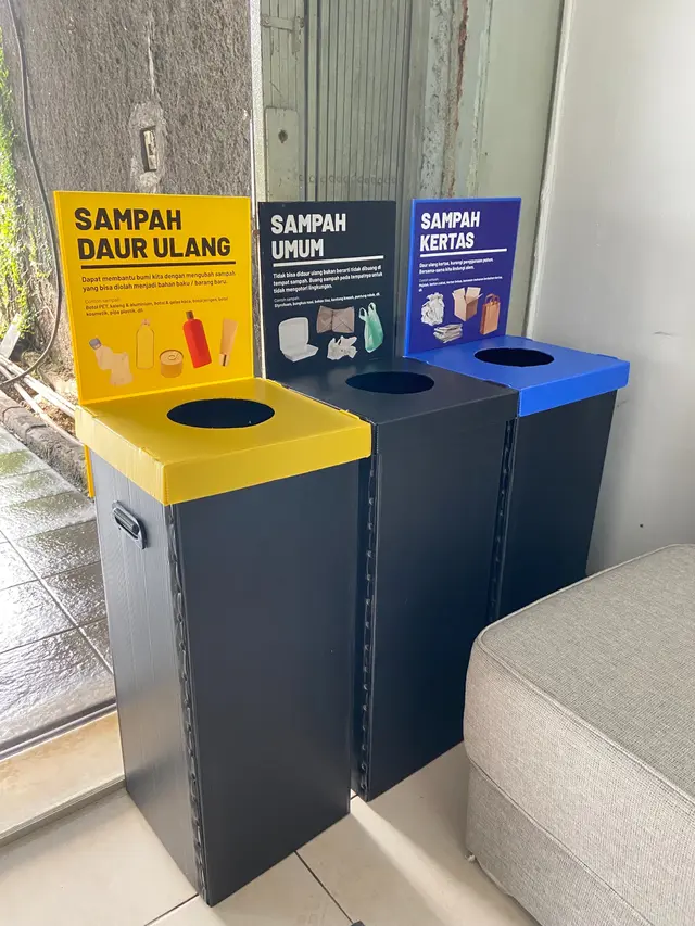 Produsen kemasan ALVAboard menghadirkan Eco Bin.