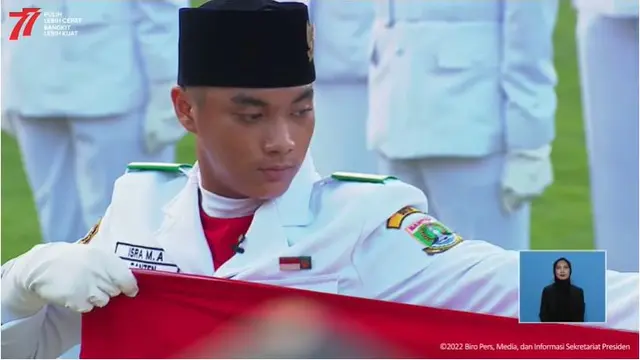 6 Potret Isra Mashel, Anak Sandy Arifin yang Jadi Anggota Paskibraka Nasional 2022