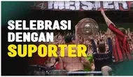 Berita Video, perayaan gelar juara Bundesliga perdana Bayer Leverkusen pada Sabtu (18/5/2024)