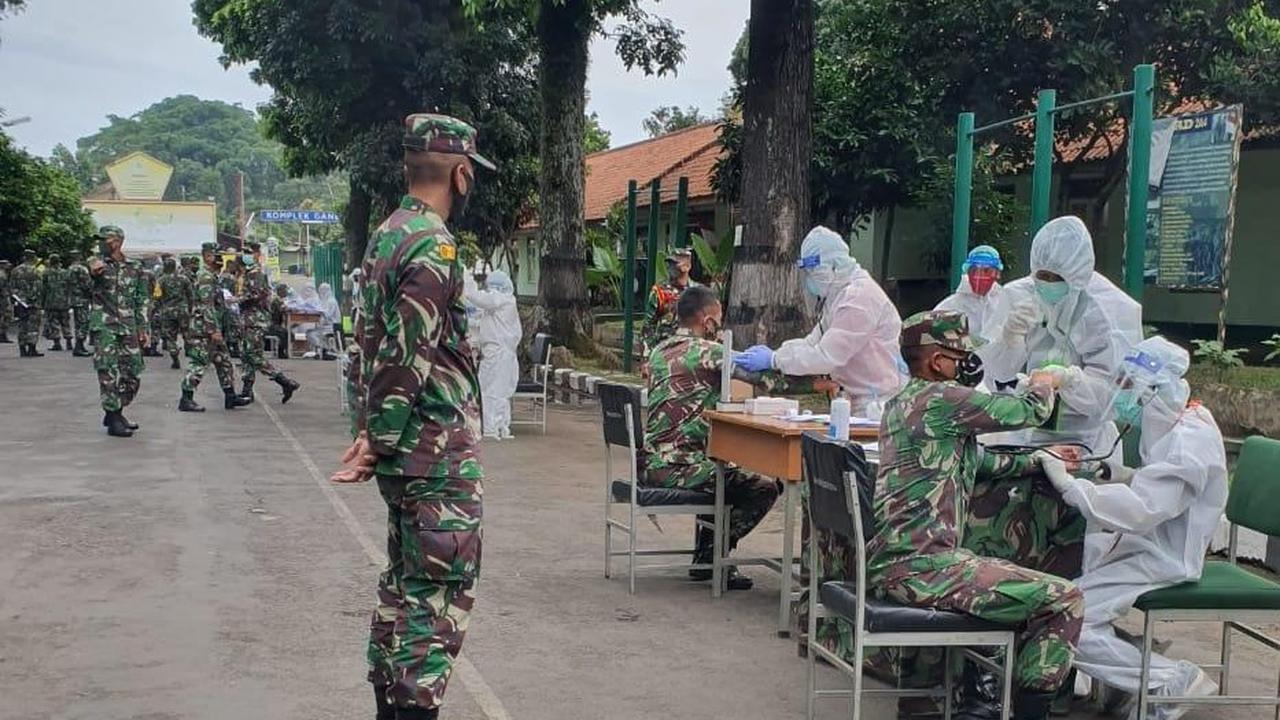 Suasana uji klinis di Secapa AD. (dok Dinas Penerangan TNI AD)