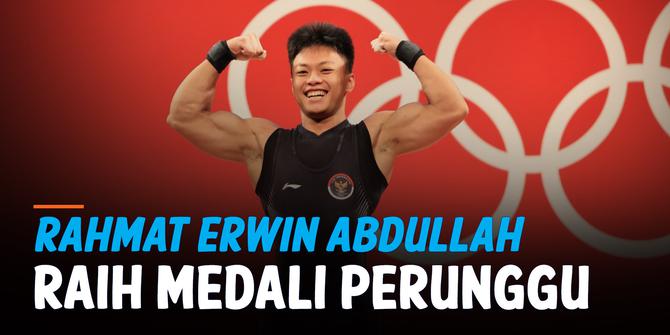 VIDEO: Rahmat Erwin Abdullah Raih Medali Perunggu Angkat Besi Olimpiade Tokyo