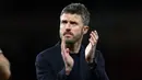 Kemenangan ini memperkukuh posisi MU di peringkat ketiga klasemen sementara Liga Inggris. Hal itu juga membuat mereka selangkah lagi megunci tiket Liga Champions musim depan dengan delapan pertandingan tersisa. (AFP/Darren Staples)