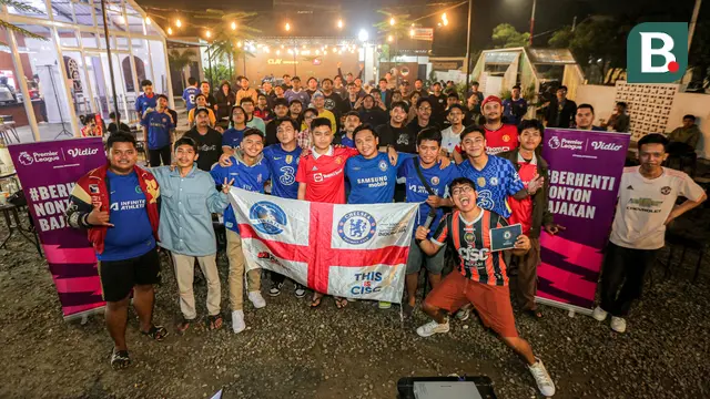 Foto: Sahur Geregetan Bareng CISC di Roaring Night Liga Inggris Chelsea Vs MU