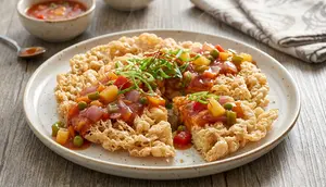 Resep Telur Dadar Crispy Saus Asam Manis, Renyah di Luar Gurih di Dalam