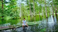 Danau Tendetung atau Danau Musiman di Banggai, Sulawesi Tengah. (dok.Facebook 'Wonderful Banggai' /https://www.facebook.com/Wisata.Luwuk.Banggai.Bangkep.Balut/photos/a.1038434042944785/2215702405217937/?type=3&theater/Henry