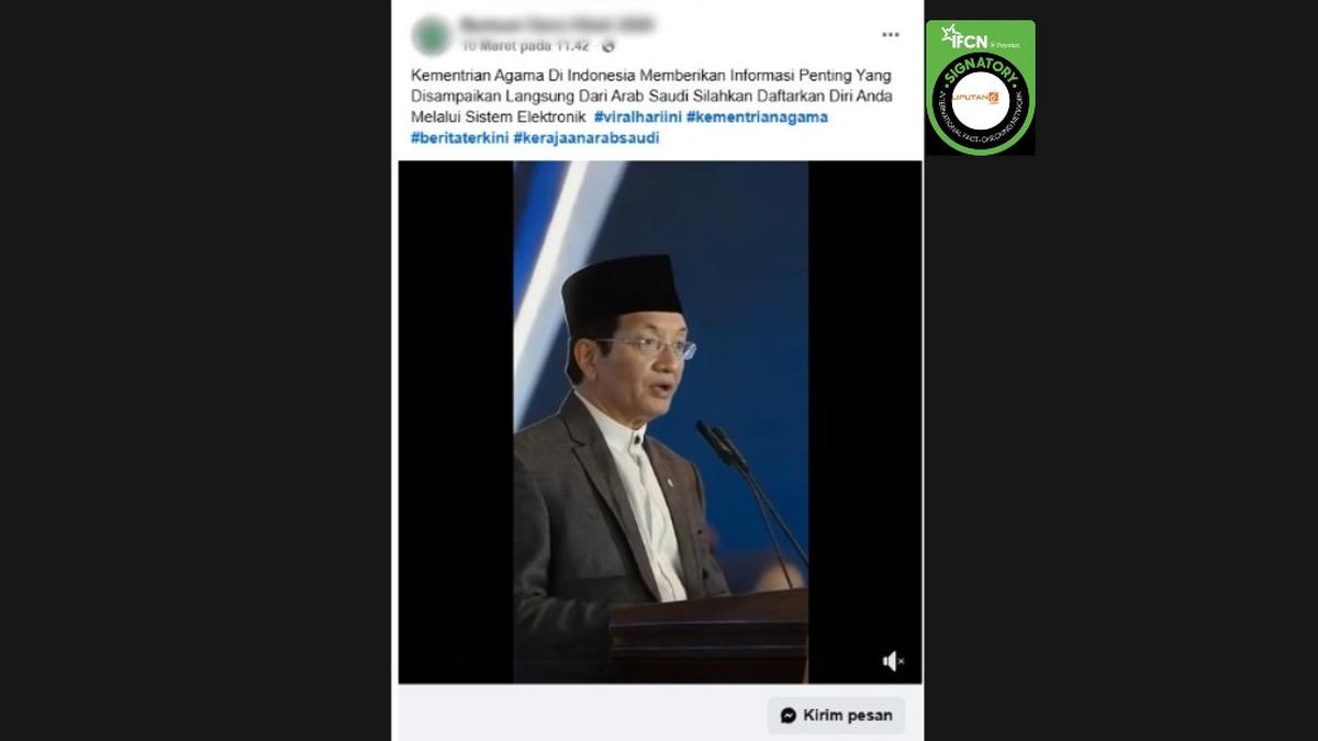 Kumpulan Hoaks Bantuan Dana Hibah dari Arab Saudi yang Beredar di Medsos, Cek Faktanya