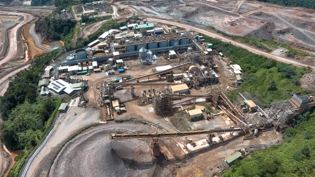 Prosessing Plant Tambang Emas Martabe PT Agincourt Resources (PTAR) yang berlokasi di Kabupaten Tapanuli Selatan, Sumatera Utara. (Dok Agincourt)