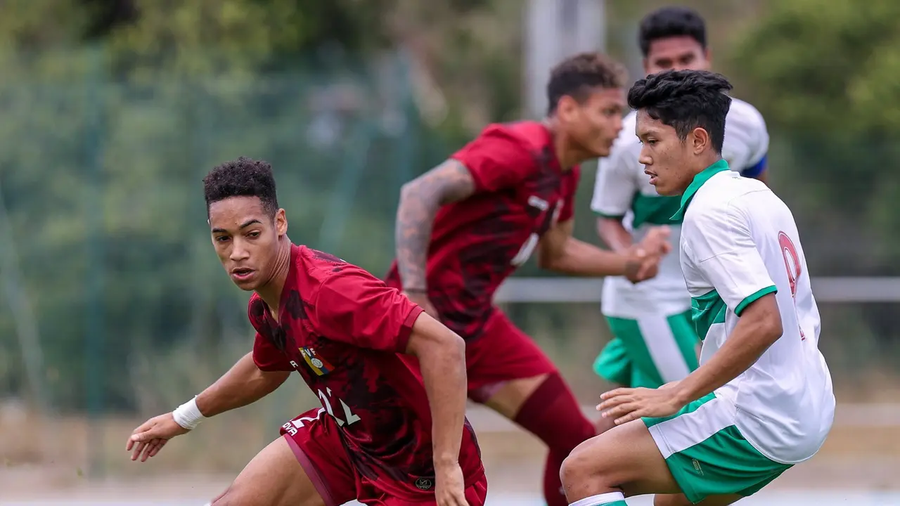 Timnas Indonesia U-19 Vs Venezuela di Toulon Cup 2022.