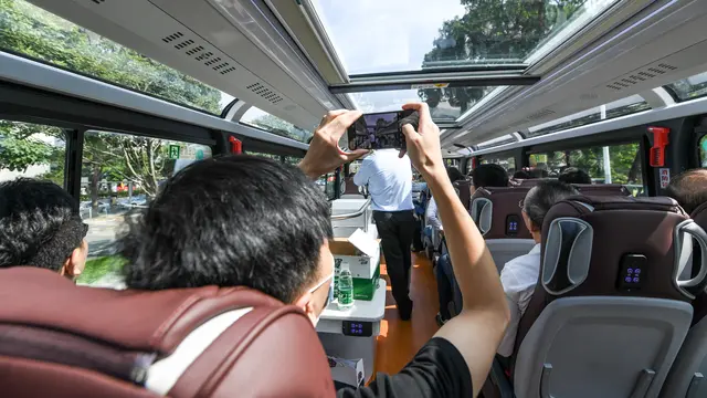 Serunya Keliling Kota Shenzhen dengan Bus Wisata