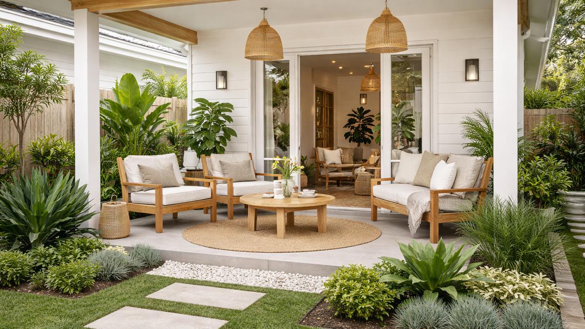 7 Contoh Teras Rumah 6x9 dengan Taman Sederhana tapi Terlihat Mewah