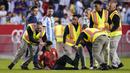 Argentina pun sukses mempertahankan keunggulan 3-0 atas Jamaika hingga peluit akhir dibunyikan. (AP/Eduardo Munoz Alvarez)