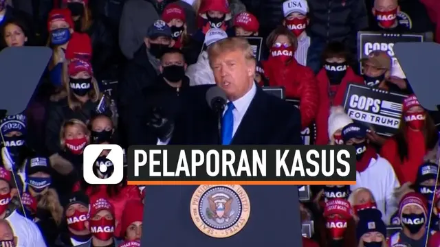 VIDEO: Donald Trump Klaim Laporan Kematian akibat Covid-19 Terlalu Berlebihan