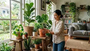 8 Cara Menata Tanaman Hias Indoor agar Media Tanam Tidak Jadi Tempat Berkembang Biak Lalat Kecil