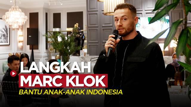 Berita video Marc Klok menjelaskan secara singkat langkah pertamanya untuk membantu anak-anak Indonesia yang perlu mendapat bantuan, Senin (10/4/2023) sore hari WIB.