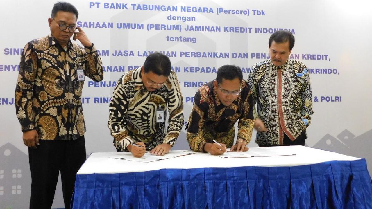 Perum Jamkrindo kerja sama dengan BTN dalam rangka meningkatkan layanan perbankan dan penjaminan kredit.