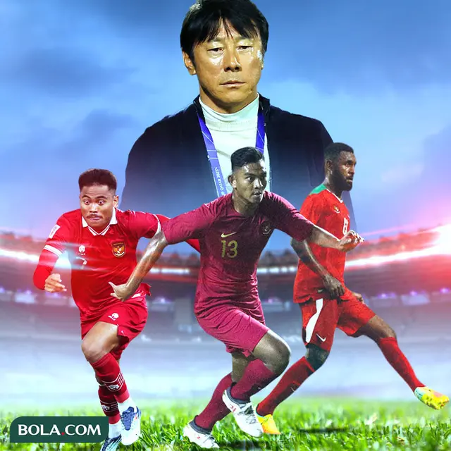 Ilustrasi - Shin Tae-yong, Saddil Ramdani, Rafli Nursalim, Yanto Basna