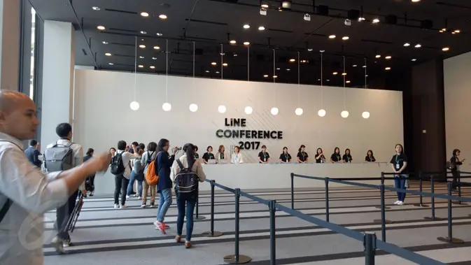 Line Conference 2017 di Bellesalle Shibuya Garden, di Shibuya, Tokyo siap digelar. Liputan6.com/ Rita Ayuningtyas