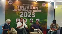 Peluncuran Tinjauan Lingkungan Hidup 2023 di Jakarta, Selasa 31 Januari 2023.