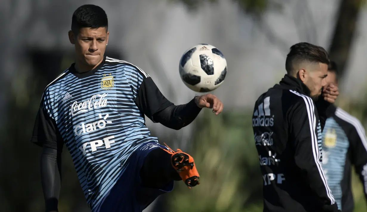 FOTO: Lionel Messi Mulai Latihan bersama Timnas Argentina