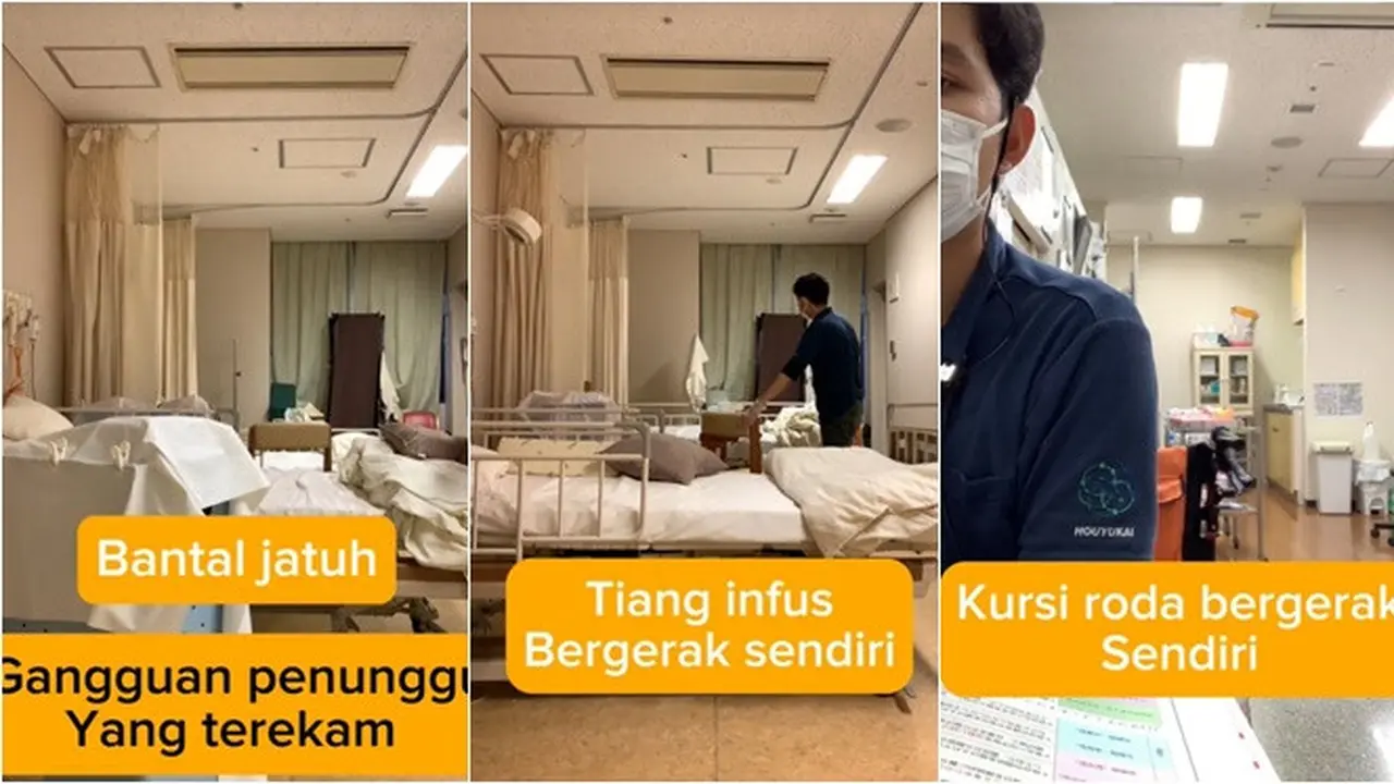 Momen Horor Pria Kerja Shift Malam di Rumah Sakit, Gangguan Gaib Terekam Kamera