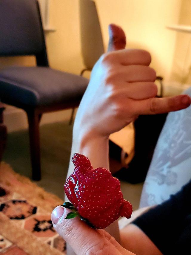 8 Potret Buah Berbentuk Unik Banget, Bikin Takjub