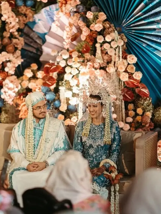 Nishrin Assegaf Putri Najelaa Shihab yang Juga Keponakan Najwa Shihab saat akad nikah. [@najelaashihab]