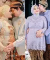 Lihat di sini beberapa potret gaya keluarga Aurel-Atta di acara Mitoni baby Ameena dan baby number 2.