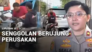Senggolan Berujung Perusakan