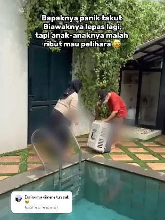 7 Momen Drama Rumah Teuku Wisnu yang Didatangi Biawak, Ujungnya Dievakuasi Damkar