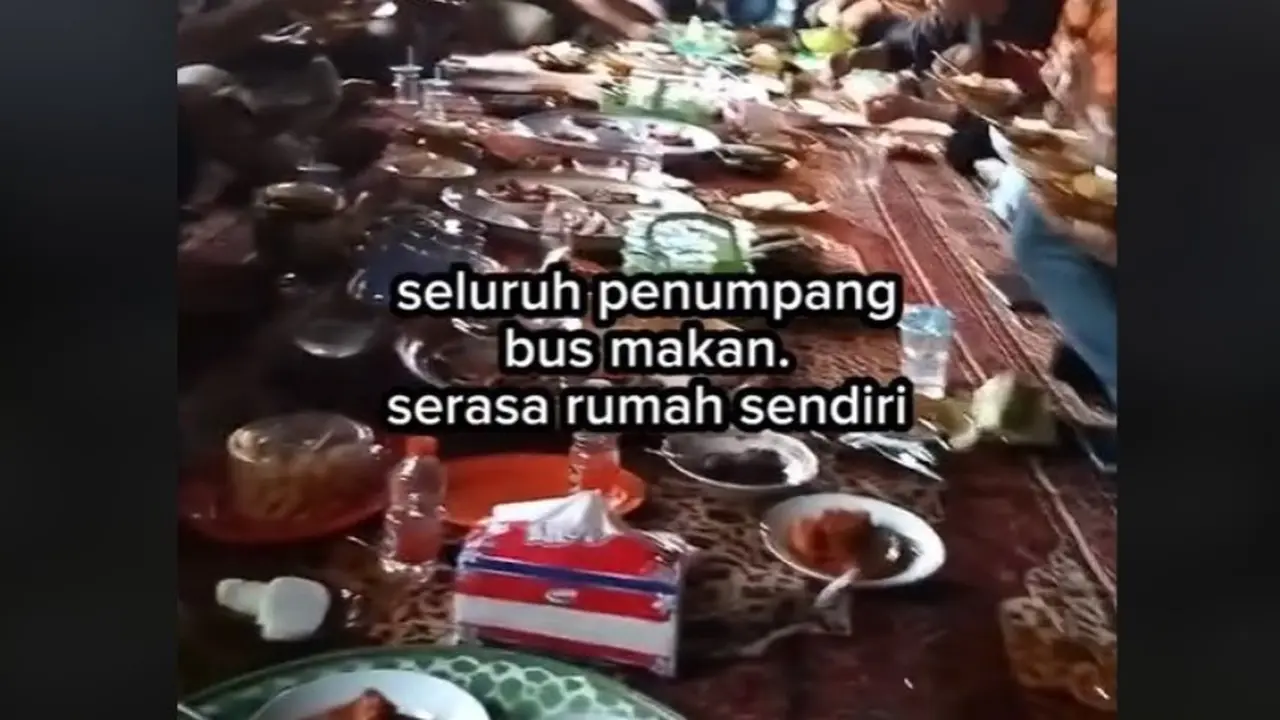 Viral Sopir Bus Bawa Penumpang Makan di Rumah Mertuanya Saat Lebaran Idulfitri