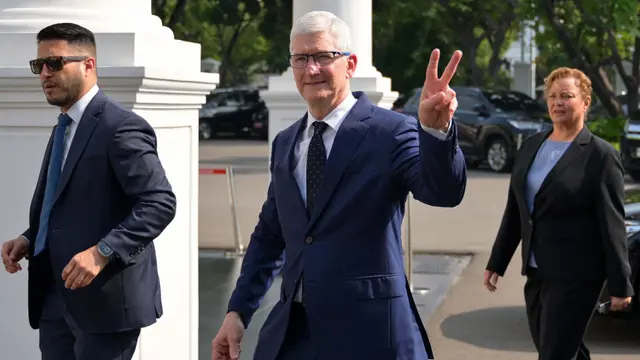 CEO Apple Tim Cook Datangi Istana Kepresidenan