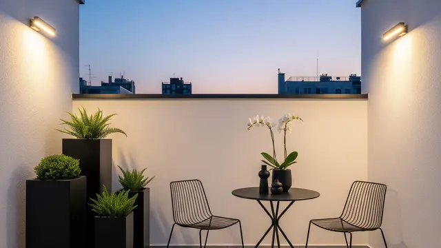 Teras Mini Modern untuk Santai di Hunian Perkotaan (Image by Gemini AI)