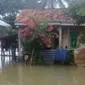 Sejumlah rumah tergenang banjir akibat hujan lebat yang mengguyur Bekasi dan sekitarnya. (Dok. BPBD Jabar)