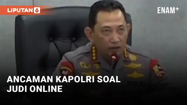VIDEO: Tegas! Kapolri Ancam Polisi yang Terlibat Judi Online