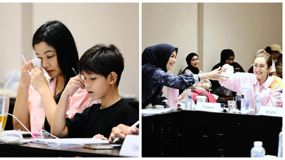 6 Potret Pemain Air Mata di Ujung Sajadah 2 Baca Naskah Bersama, Nangis Sampai Rebutan Tisu
