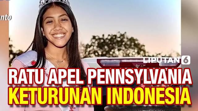 Rheina Adrianto, remaja berdarah Indonesia terpilih sebagai Ratu Apel Pennsylvania 2021, keturunan Indonesia dan Asia pertama yang memenangkan mahkota Ratu Apel sejak 67 tahun lalu. Ia menyandang gelar ini sampai tahun depan dan melakukan berbagai ag...